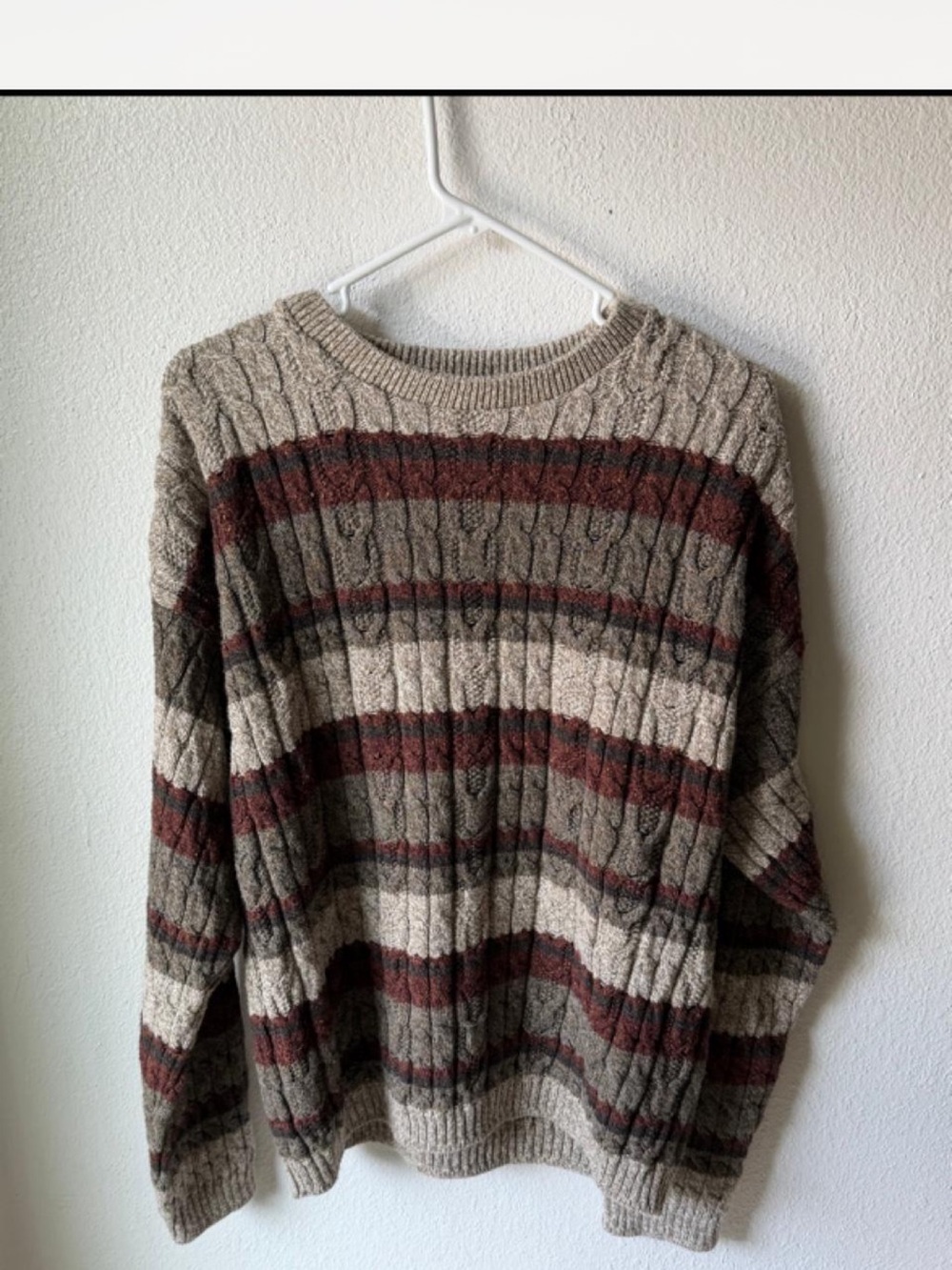 VINTAGE 90’S HAGGAR KNIT STRIPED SWEATER
